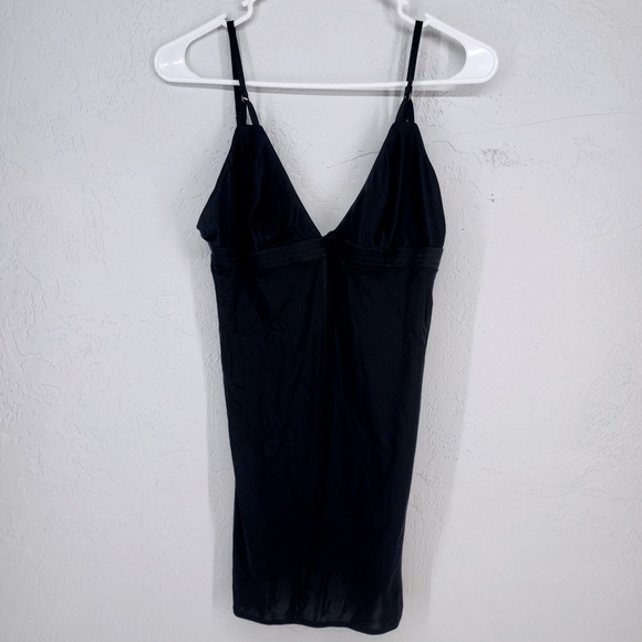 Victoria's Secret Other - Victoria's Secret Large | Nylon Black Low Back Slip Chemise Lingerie Nightie
